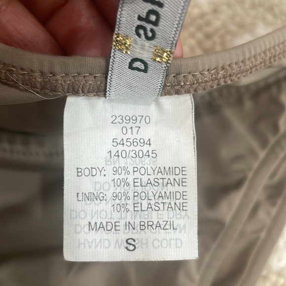 DESPI swimsuit bottom | size: small | neutral color - oatmeal/taupe - Picture 3 of 6